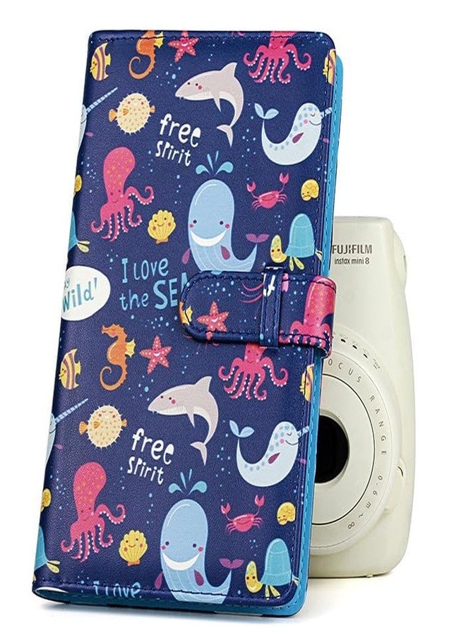 Zenko 128 Pockets Photo Album Compatible with Fujifilm Instax Mini 12, 11, 9, 8, 90, 25, Polaroid Snap PIC-300, Kodak 3-Inch Film & Magnetic Frames (Sea Shell) - Image 2